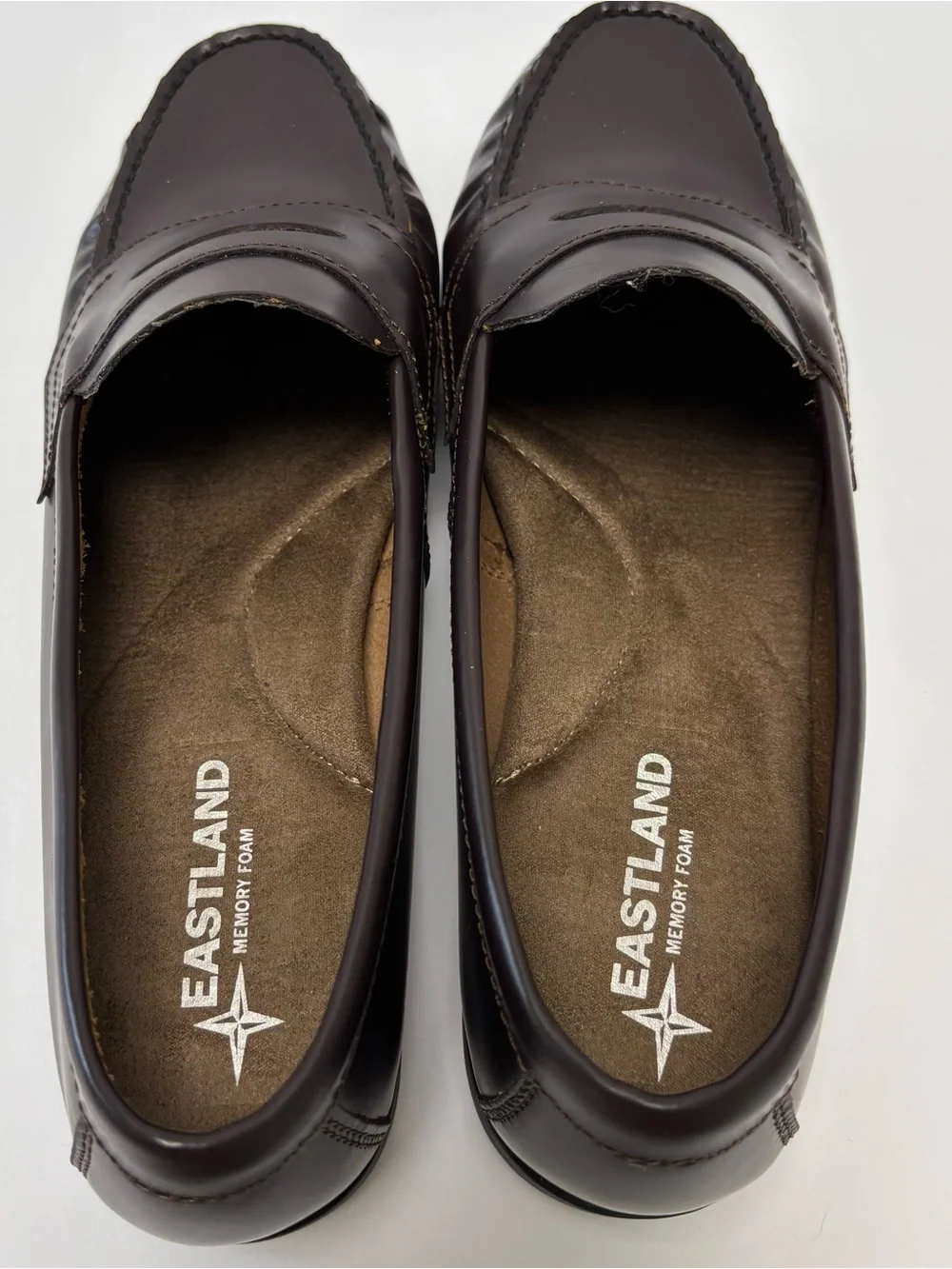 Eastland Classic II Penny Loafers Brown Leather Memory Foam Shoes Women’s 9M